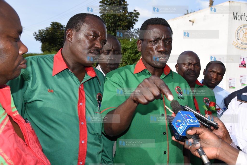 Collins Oyuu, Assistant Secretary General of the Kenya National Union of Teachers