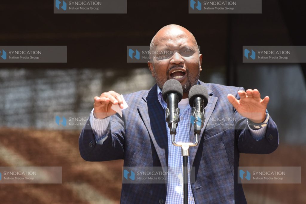 Trade Cabinet Secretary Moses Kuria