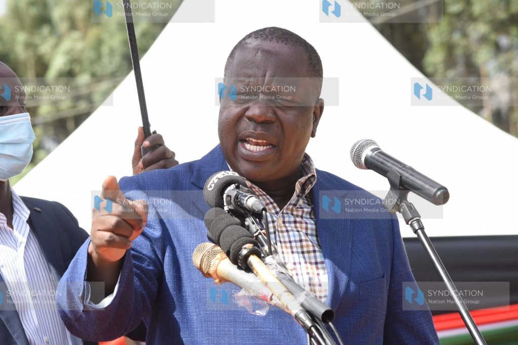 Interior Cabinet Secretary Dr. Fred Matiang’i