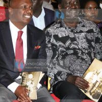 ODM party leader Raila Odinga, and Kanu Party Chairman, Gideon Moi