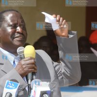CORD leader Raila Odinga
