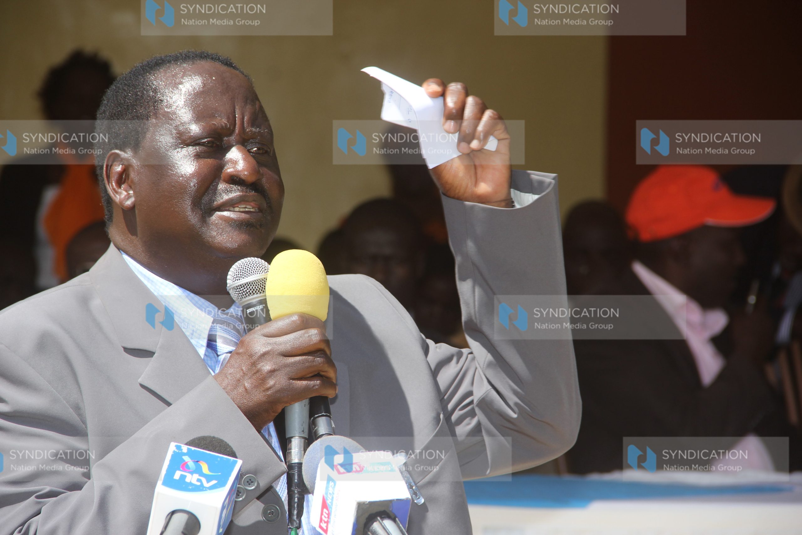 CORD leader Raila Odinga