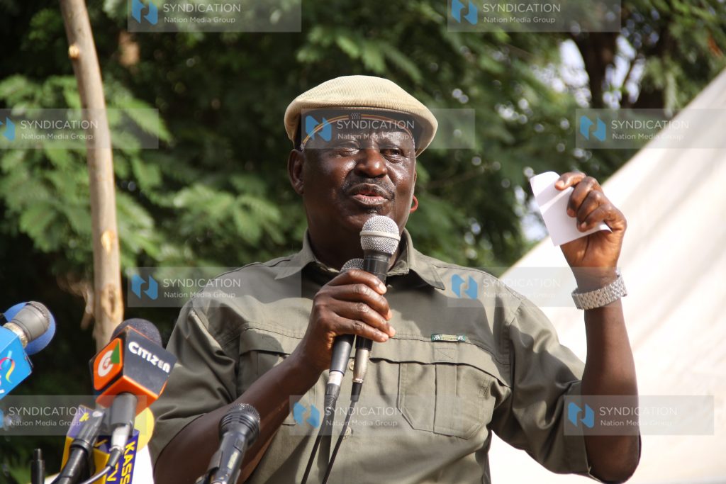 ODM leader Raila Odinga
