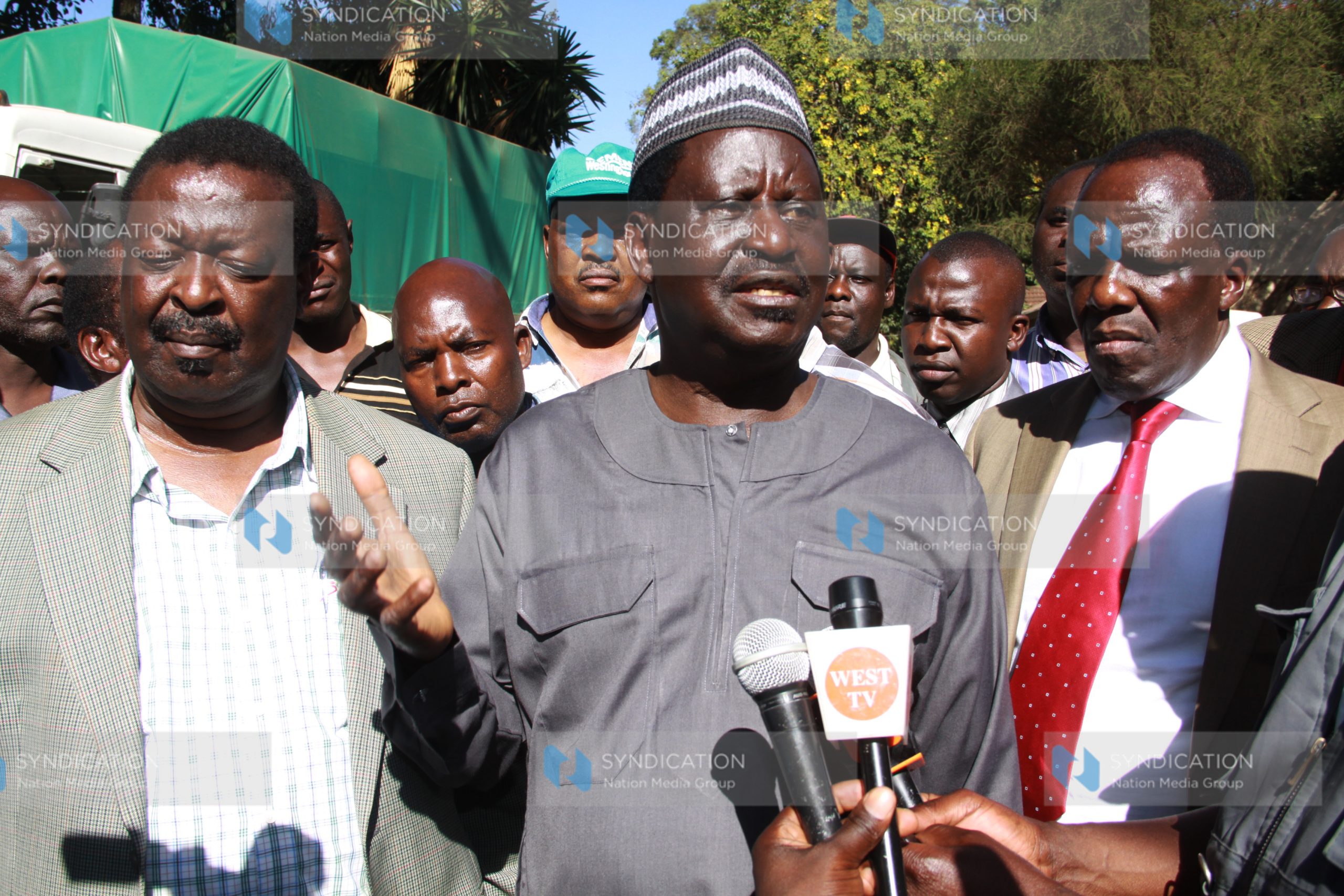 CORD leader Raila Odinga