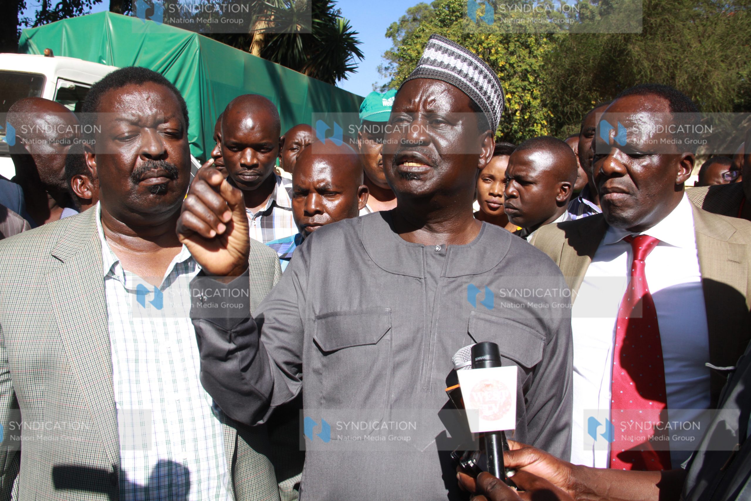 CORD leader Raila Odinga