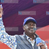 Azimio La Umoja One Kenya Party Presidential candidate Raila Odinga