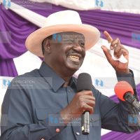 Former Prime Minister Raila Odinga