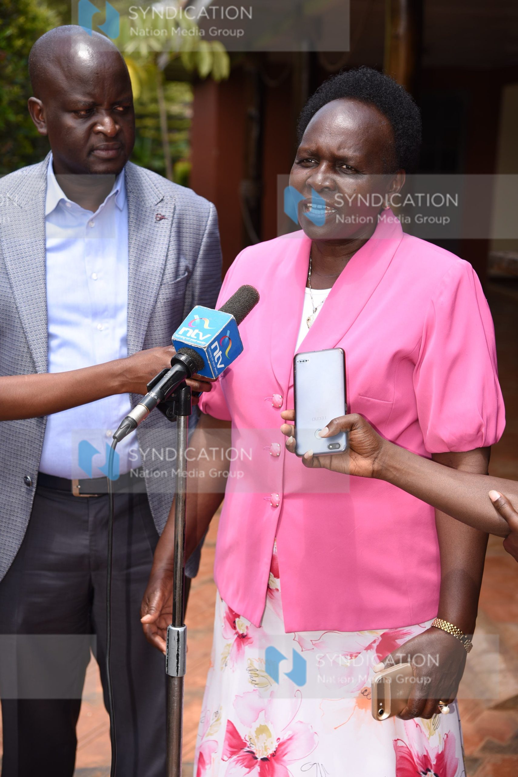 Uasin Gishu Senator Prof. Margaret Kamar and County Assembly Speaker David Kiplagat