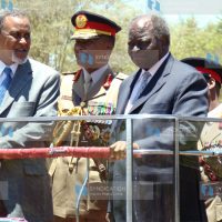 Commander-in-Chief of the Armed Forces of Kenya, President Mwai Kibaki