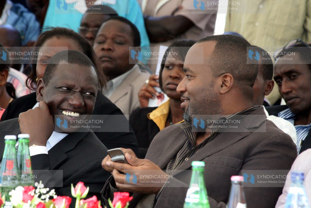 Agriculture Minister William Ruto and Kisauni MP Ali Hassan Joho