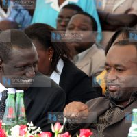 Agriculture Minister William Ruto and Kisauni MP Ali Hassan Joho