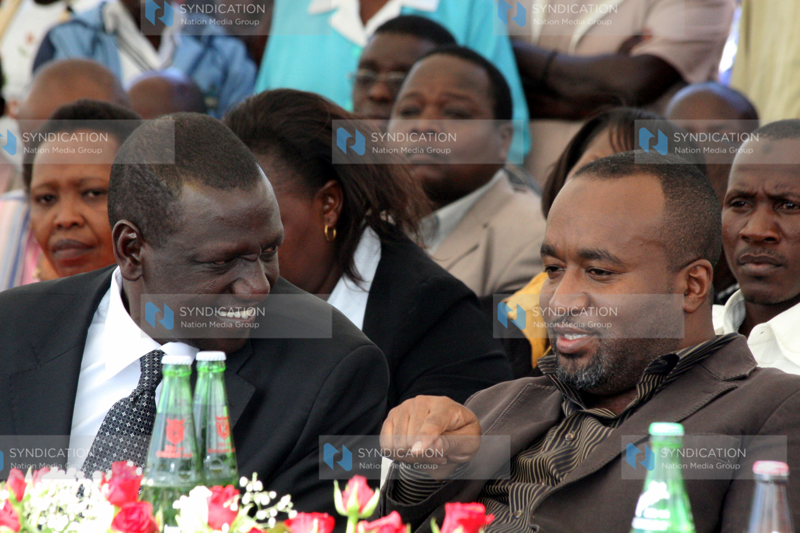 Agriculture Minister William Ruto and Kisauni MP Ali Hassan Joho