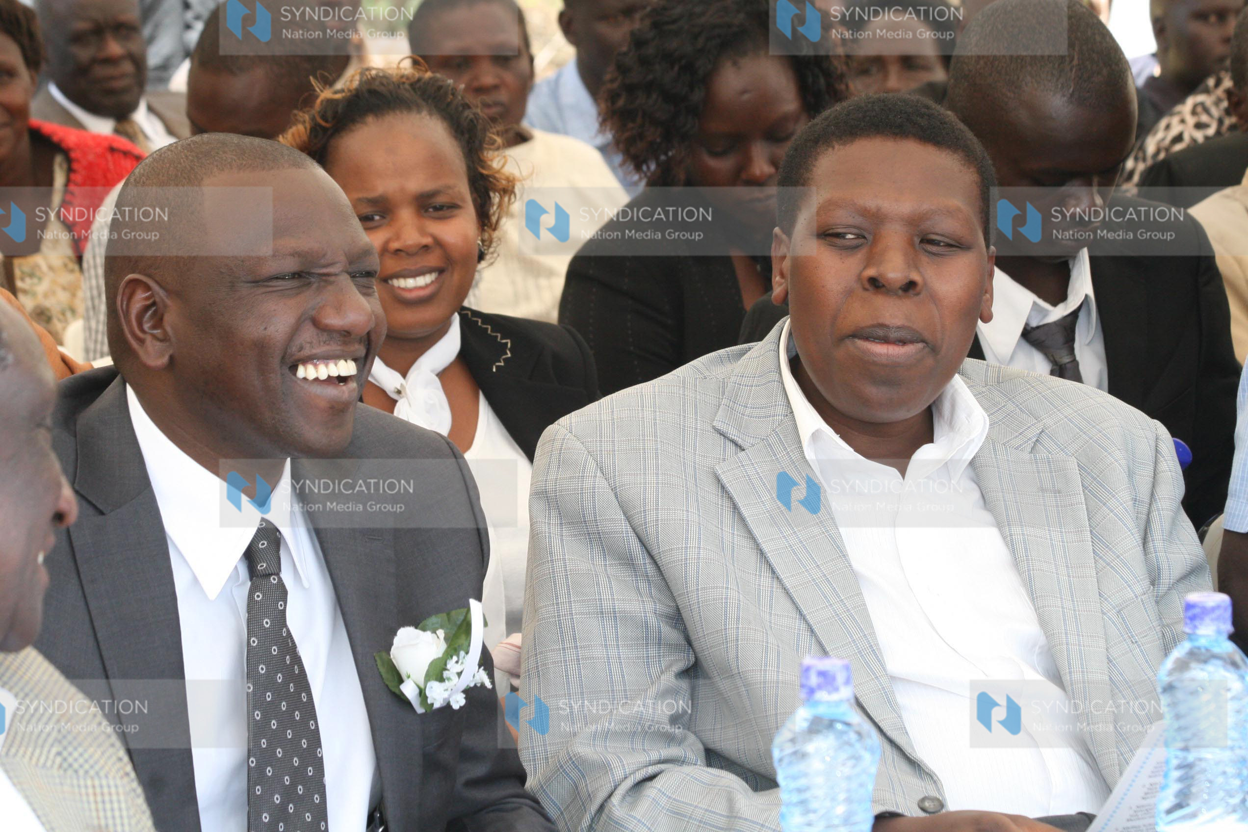 Eldoret North MP William Ruto and Saboti MP Eugene Wamalwa