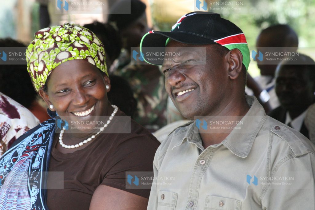 Agriculture Minister William Ruto and Marakwet East MP Linah Kilimo