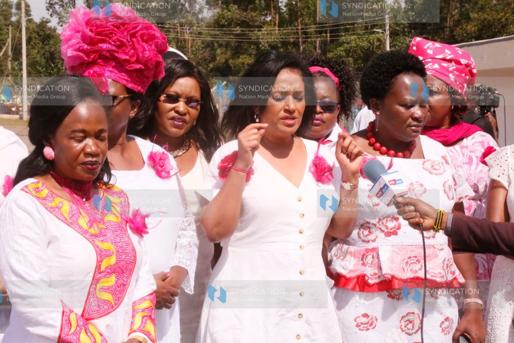 Embracing the handshake mashinani women leaders led by Nairobi Woman Rep Esther Passaris