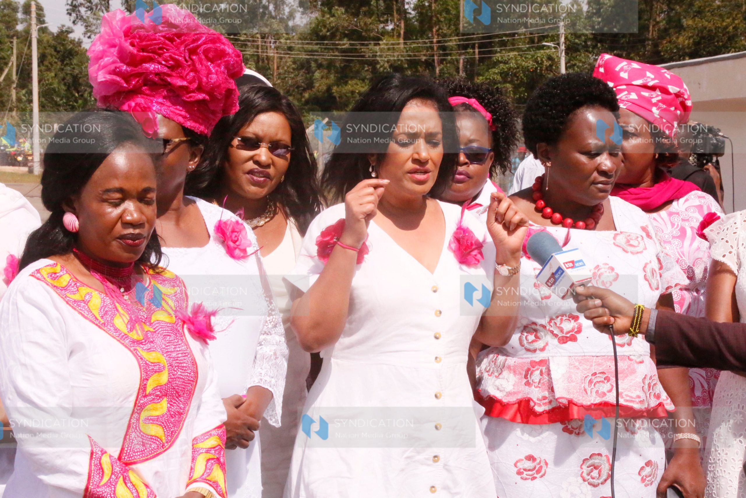 Embracing the handshake mashinani women leaders led by Nairobi Woman Rep Esther Passaris