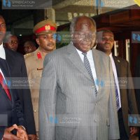 President Mwai Kibaki with Minister for Energy Kiraitu Murungi