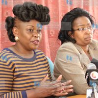 Mbita MP Millie Odhiambo and Senator Agnes Zani