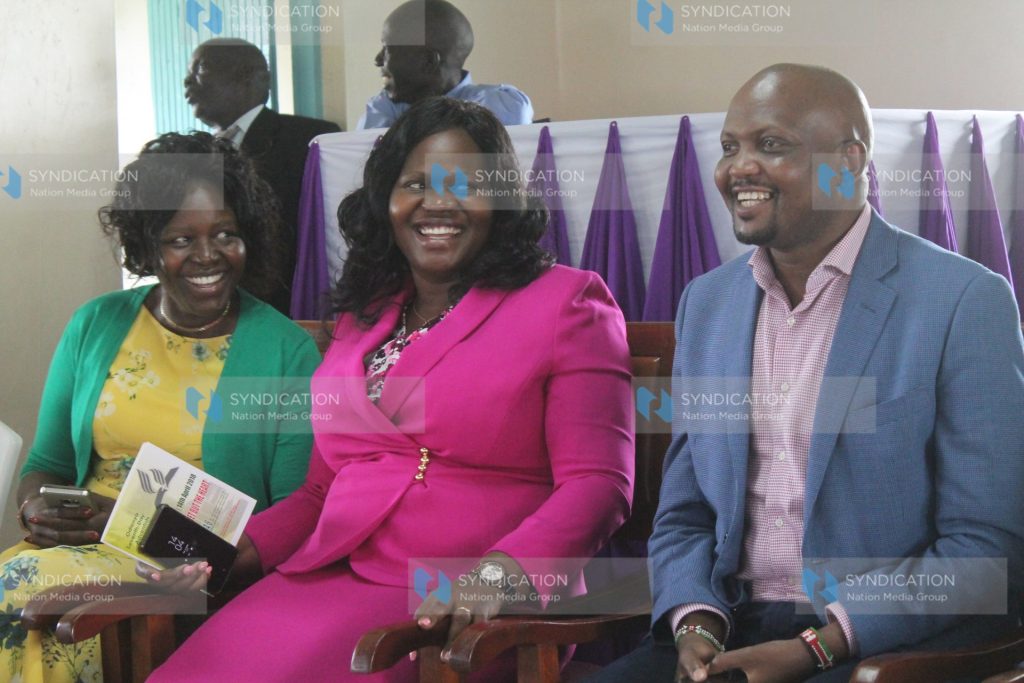 Gatundu South MP Moses Kuria, Homa Bay Woman Representative Gladys Wanga, and Rangwe MP Dr. Lilian Gogo