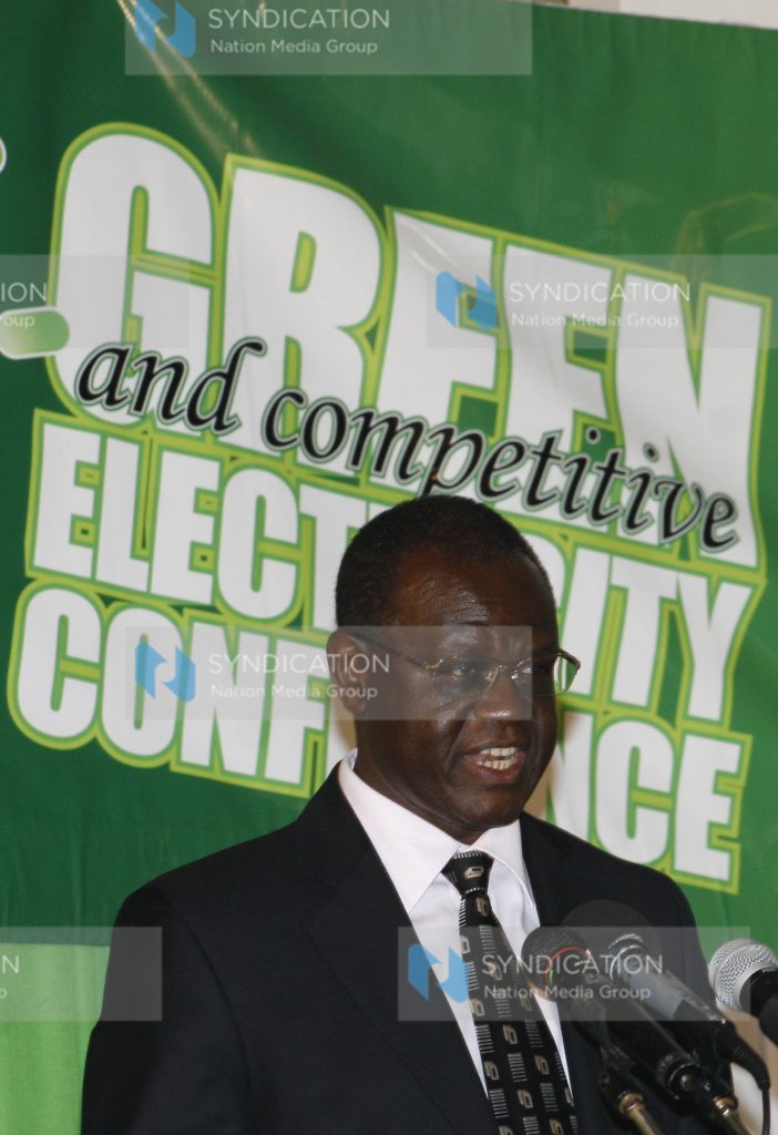 Energy minister Kiraitu Murungi