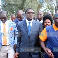 arliamentary aspirant Baringo south in ODM party Moses Olempaka, accompanied by senior counsel James Orengo