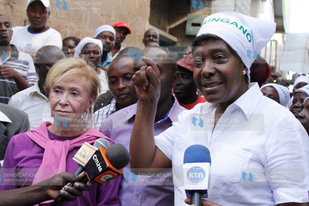 Lands Cabinet Secretary Charity Ngilu