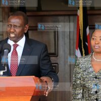 Deputy President William Ruto address the media