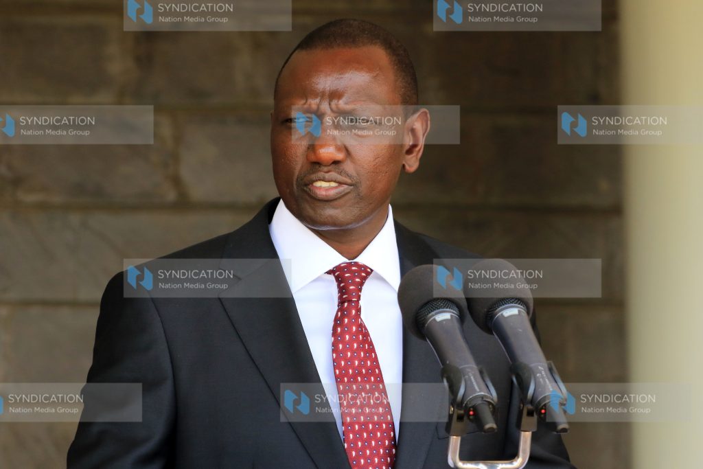 Deputy President William Ruto