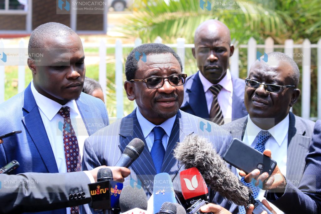 Nasa presidential candidates representative James Orengo