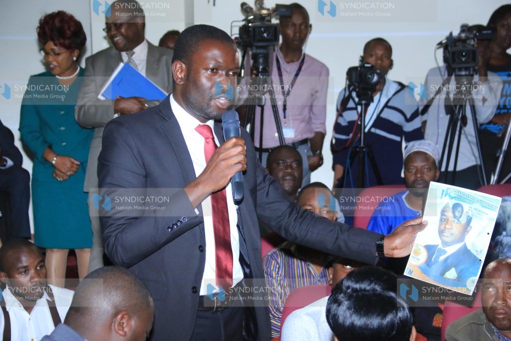 Starehe Constituency MP aspirant Steve Mbogo lawyer Edwin Sifuna