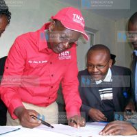 Transport Minister Amos Kimunya