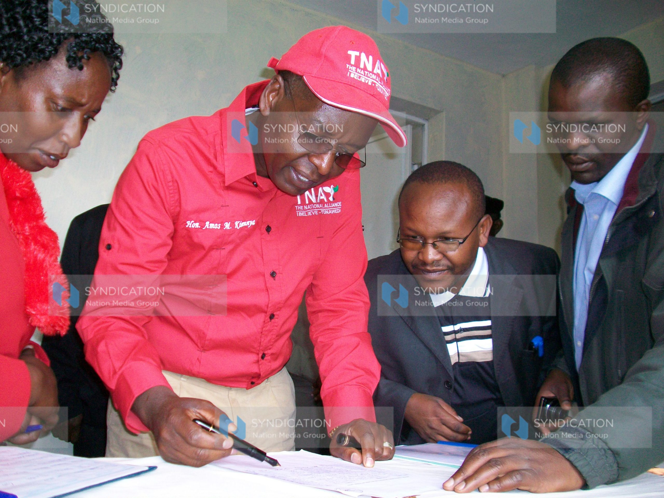 Transport Minister Amos Kimunya