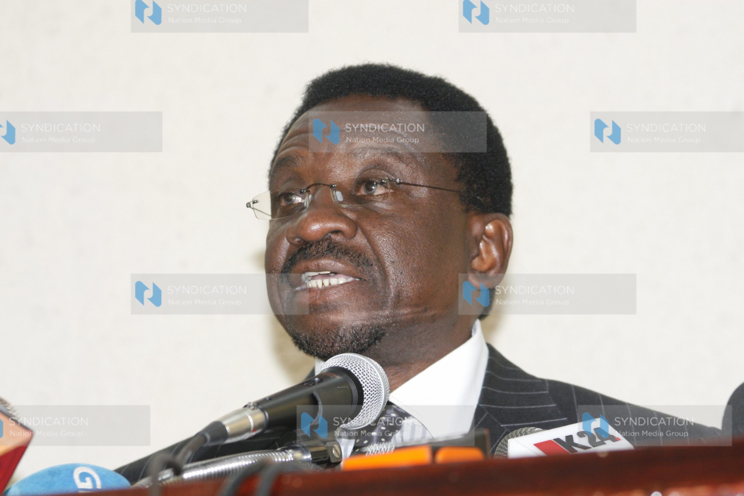 Lands Minister James Orengo