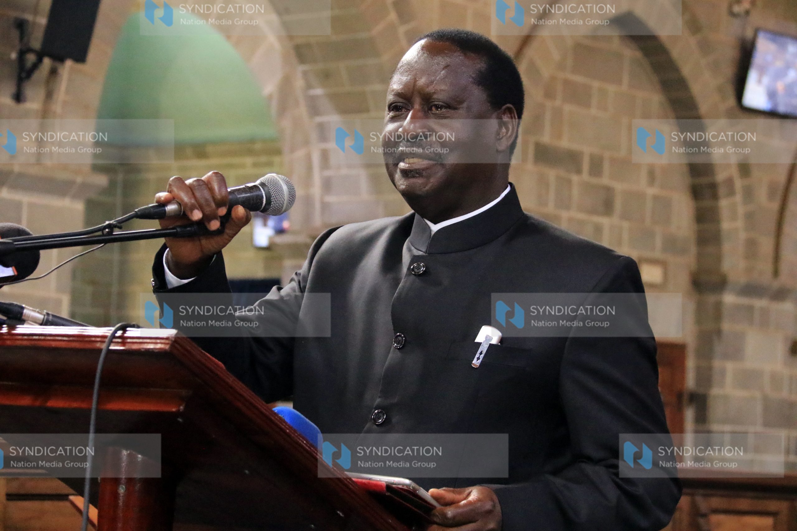 CORD leader Raila Odinga