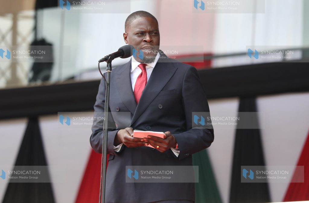 Nairobi County Governor Johnson Sakaja