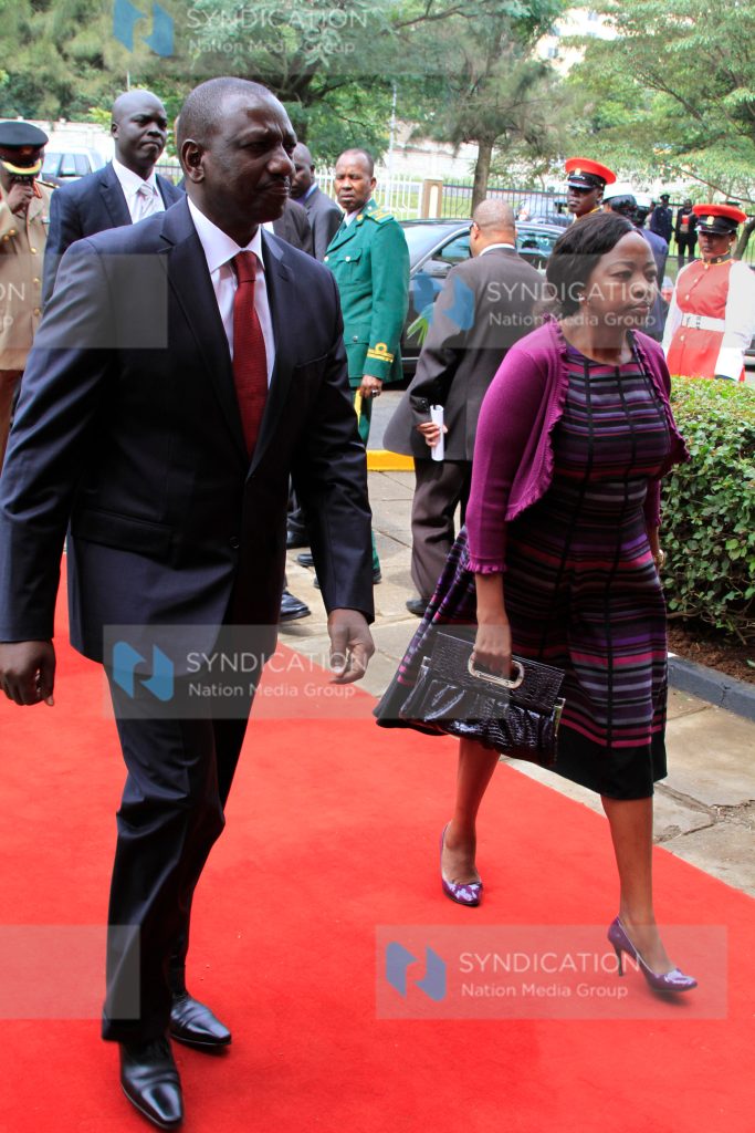 Deputy President William Ruto and his wife Rachel Ruto