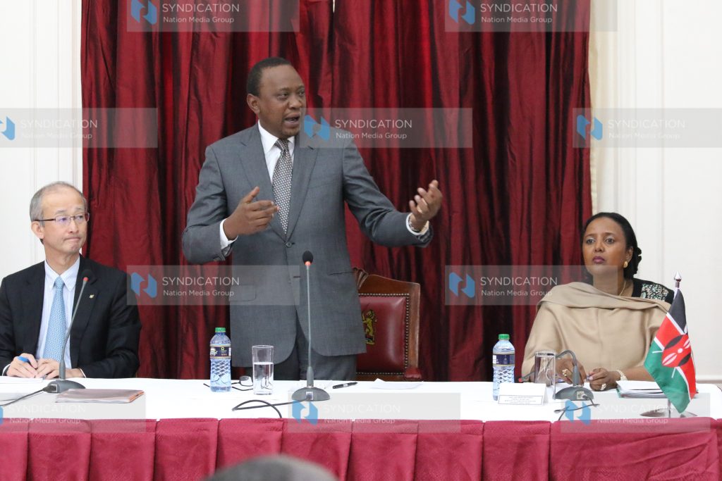 President Uhuru Kenyatta address Business delegation from Japan