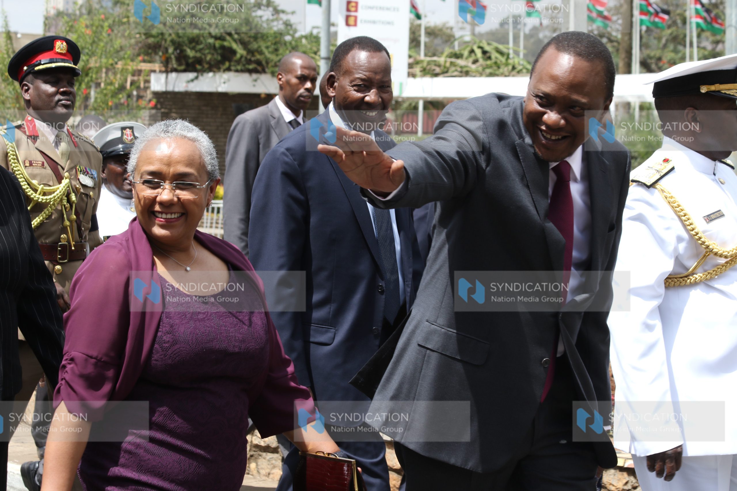 Laying of a wreath at the mausoleum of Kenya’s founding father, the late Mzee Jomo Kenyatta