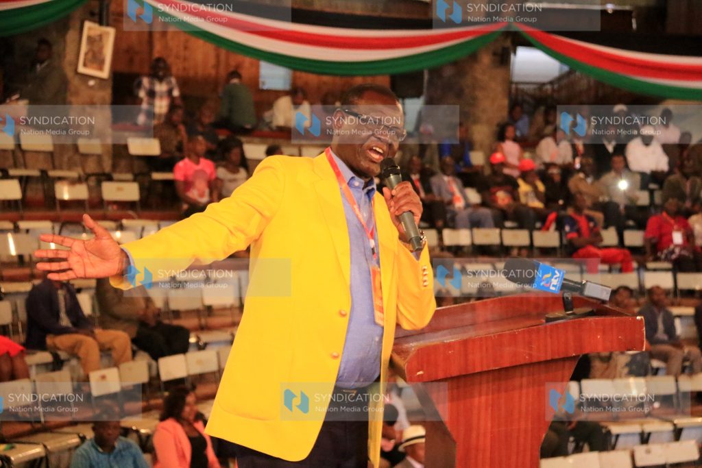 APK leader Kiraitu Murungi address party delegates