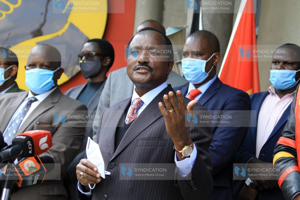 Wiper party leader Kalonzo Musyoka