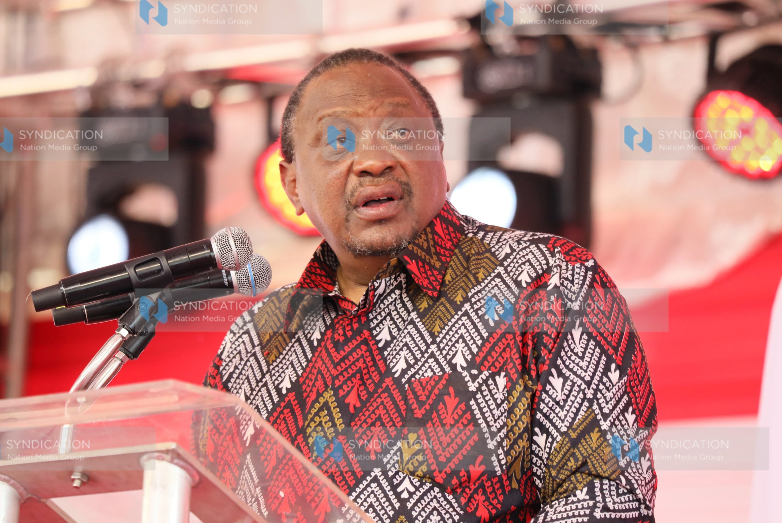 Former President and Jubilee Party Leader Uhuru Kenyatta