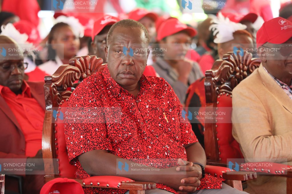 Former Interior Cabinet Secretary Dr. Fred Matiang’i during Jubilee Party Special National Delegates Conference