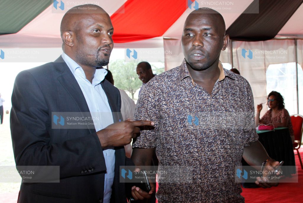 Gatundu North MP Moses Kuria and Senator Kipchumba Murkomen