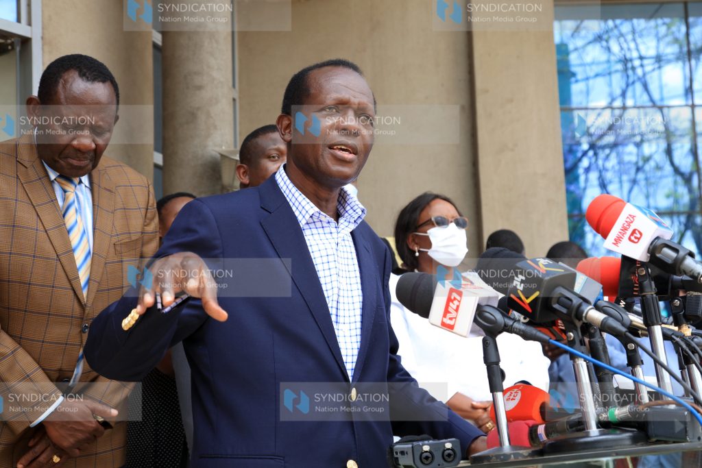 Jubilee Party Secretary General Raphael Tuju