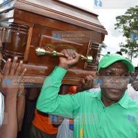 The body of businessperson the late Jacob Juma
