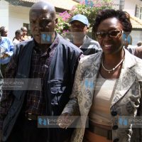 The chairman of Public Accounts Committee Dr. Boni Ikhunyalo Khalwale with former Constitution Affairs minister Martha Karua