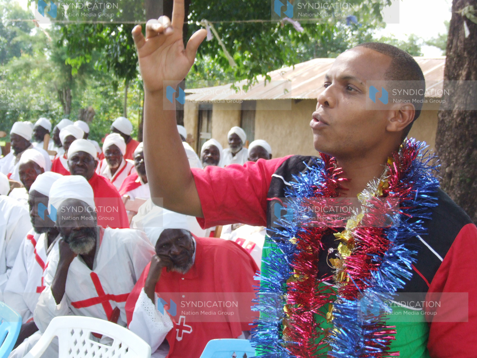 Narc-Kenya Secretary General Hon. Danson Mungatana addresses residents of Shinyalu Constituency