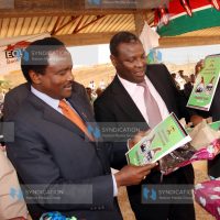 Kalonzo Musyoka with Dr. James Mwangi the CEO. Equity Bank