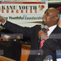 Gideon Moi, serving as the interim KANU chairman