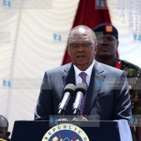 President Uhuru Kenyatta addresses the gathering